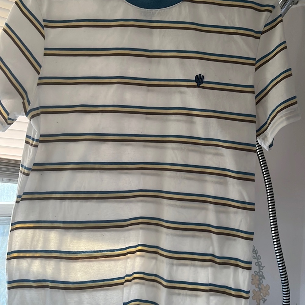 White striped shirt